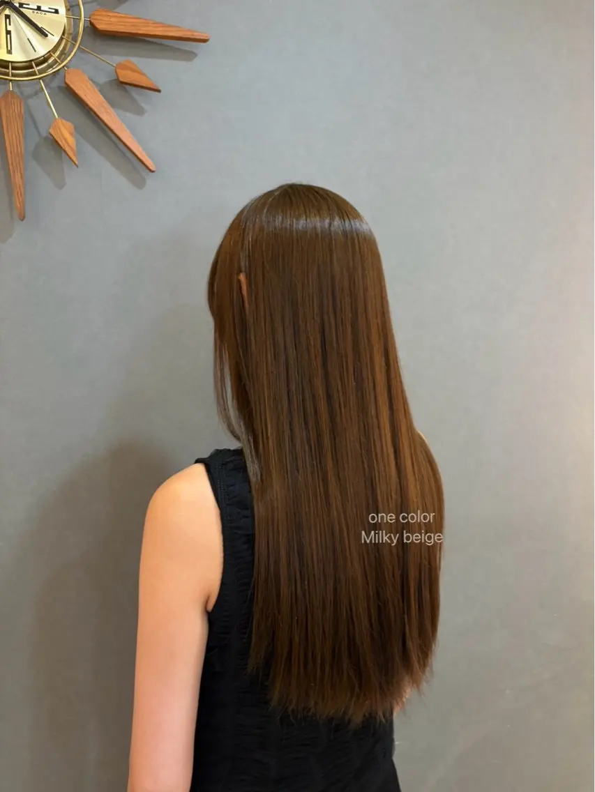ロング ヘアカラー hair bonitaのヘアスタイル