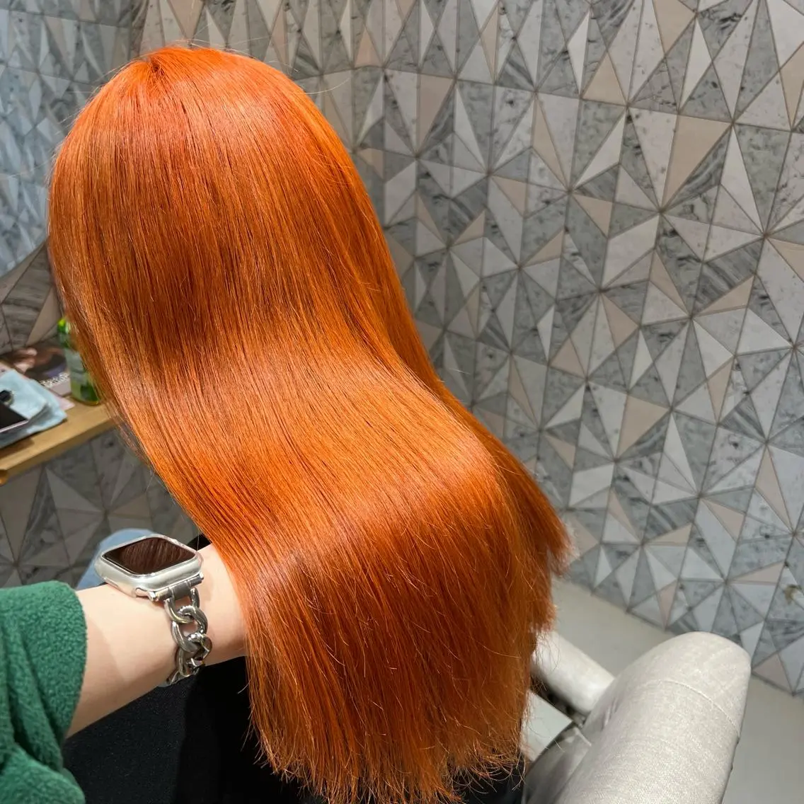 セミロング カラー ブリーチ ケアブリーチ 🦄Rena 🦄のヘアスタイル