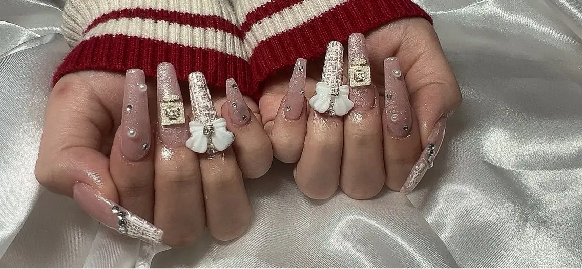 ネイル ツイードネイル Mimi Nailのネイルデザイン