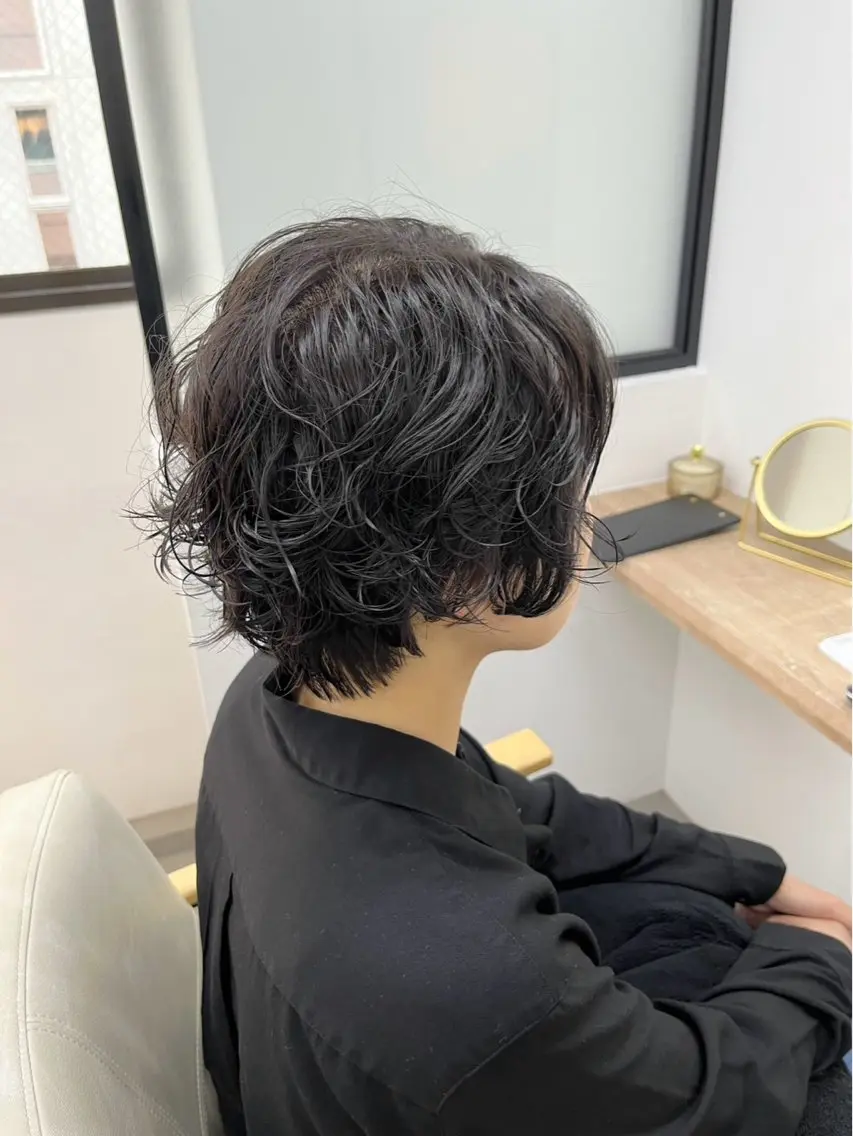 ショート パーマ カットモデル募集中 💇🏻　福田彩南のヘアスタイル