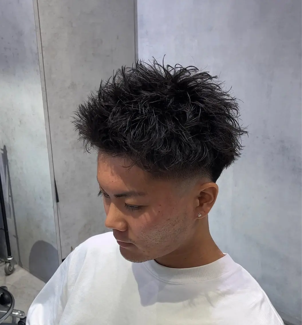 【🔥2回目のご来店のお客様🔥】スパイキーショート+ピンパーマの写真