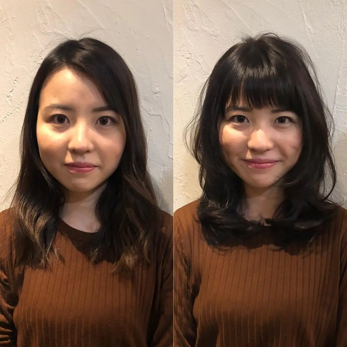 ミディアム 髪質改善縮毛矯正 専門店のヘアスタイル