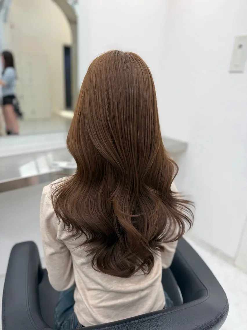 カラー ヘアカラー トリートメント 透明感カラー🎀艶髪 Anju/渋谷🎀のヘアスタイル