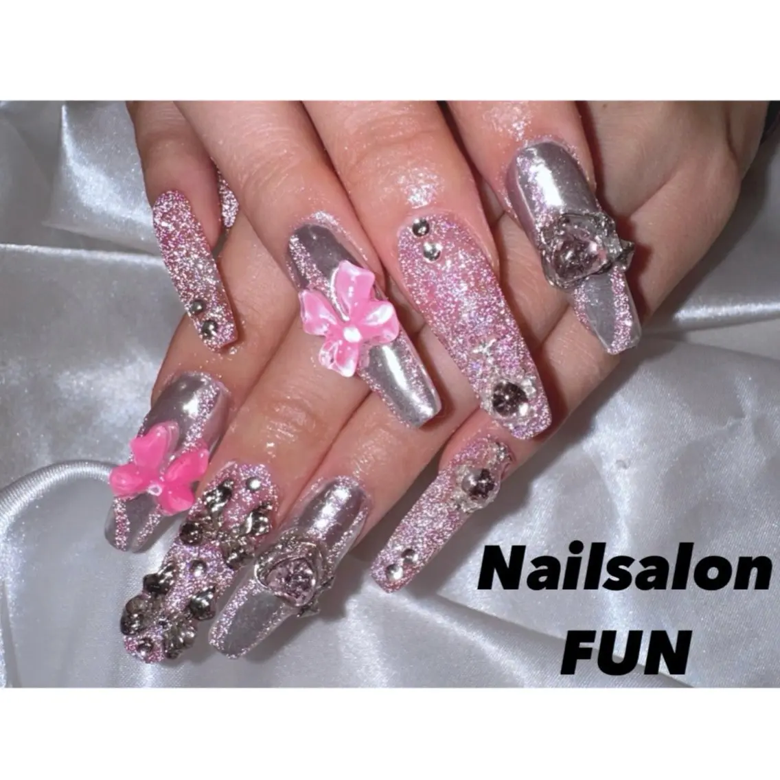 ネイル アートネイル スカルプネイル Nailsalon FUN🌈のネイルデザイン