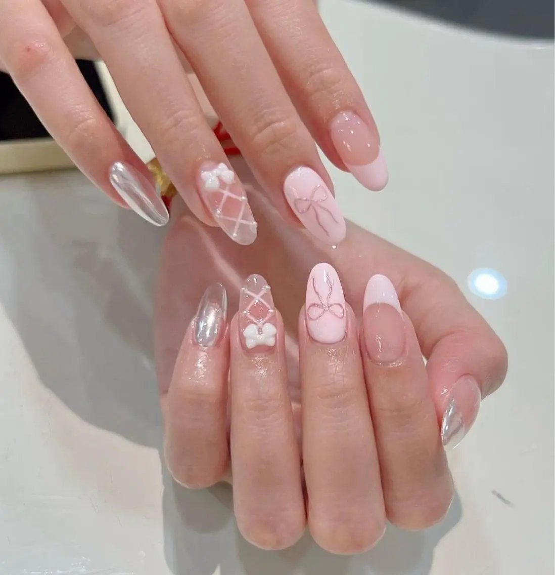 ネイル チークネイル フットネイル フレンチネイル グラデーション 韓国ネイル YUKI NAILのネイルデザイン