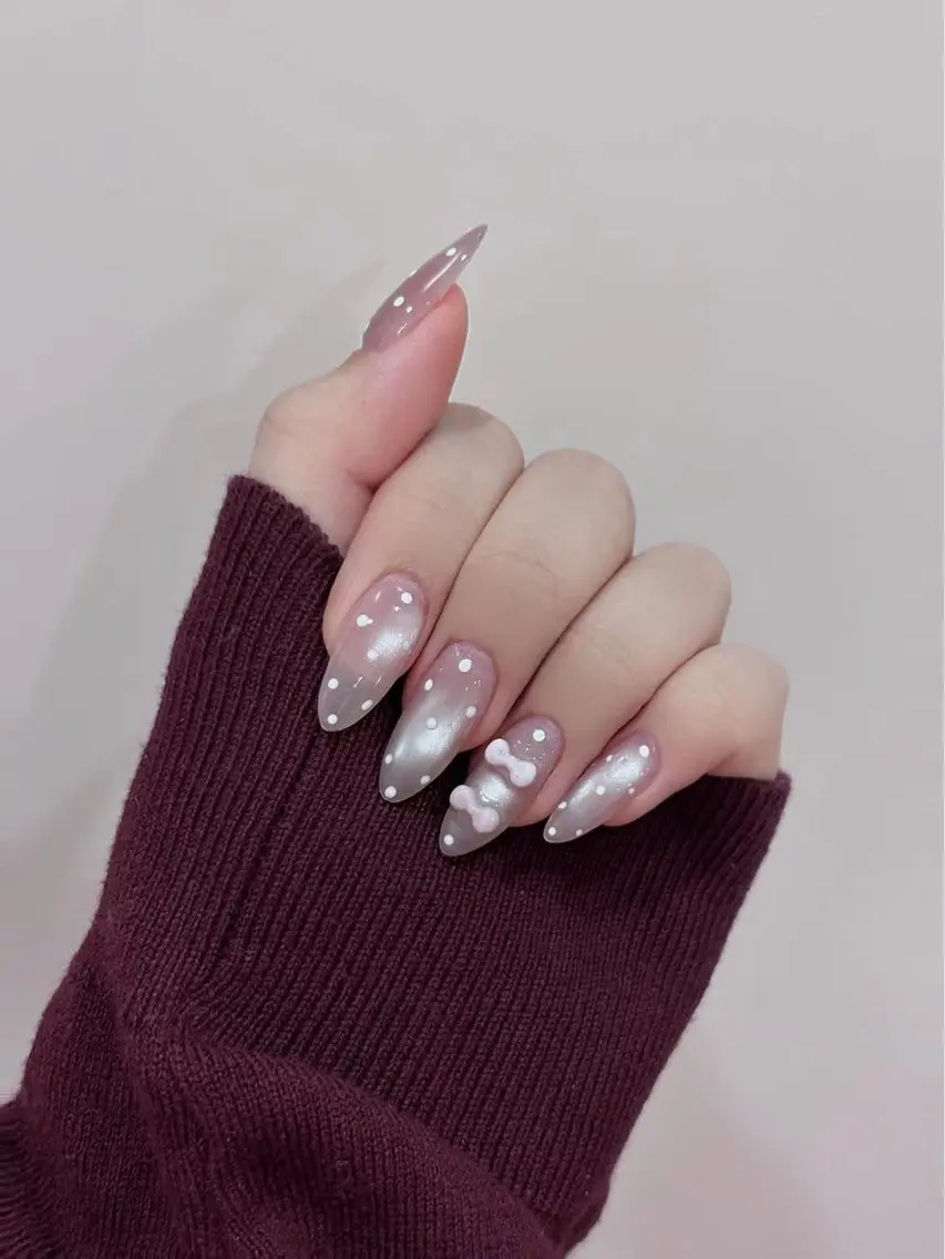ネイル チークネイル フットネイル フレンチネイル グラデーション 韓国ネイル Ribbonnail salonのネイルデザイン