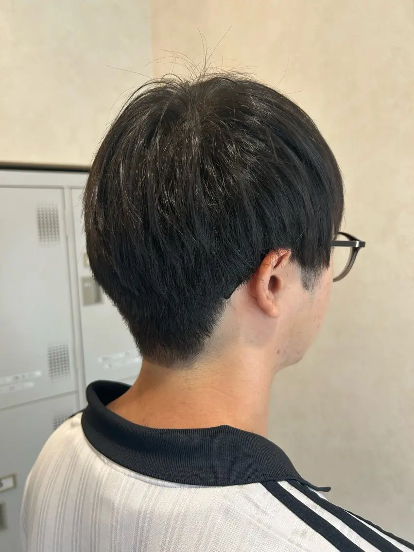 メンズ カット azuma メンズカット艶カラーのヘアスタイル