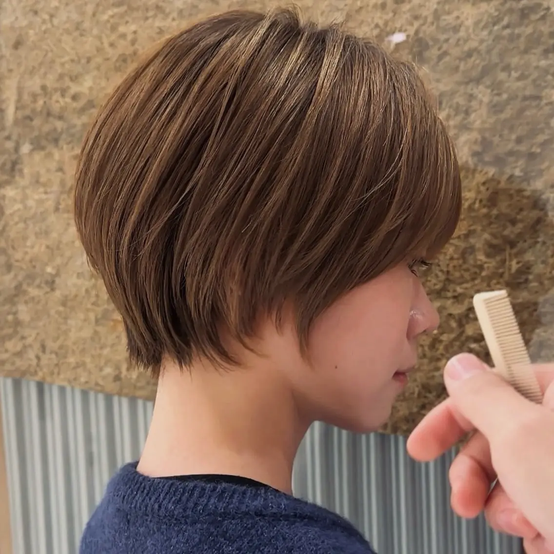 ショート 中田 姫歌のヘアスタイル