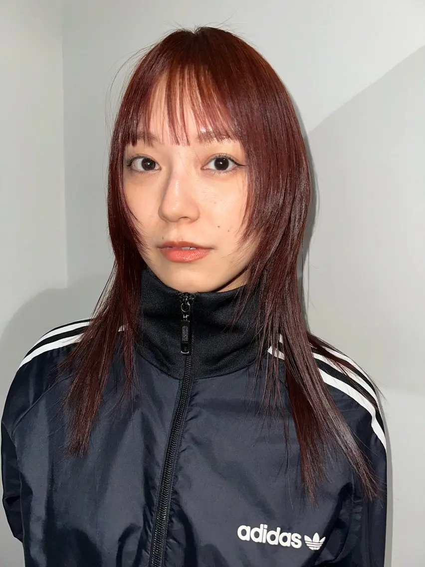 セミロング カラー カット ヘアカラー 🎀オイダイラ モモカ🎀のヘアスタイル