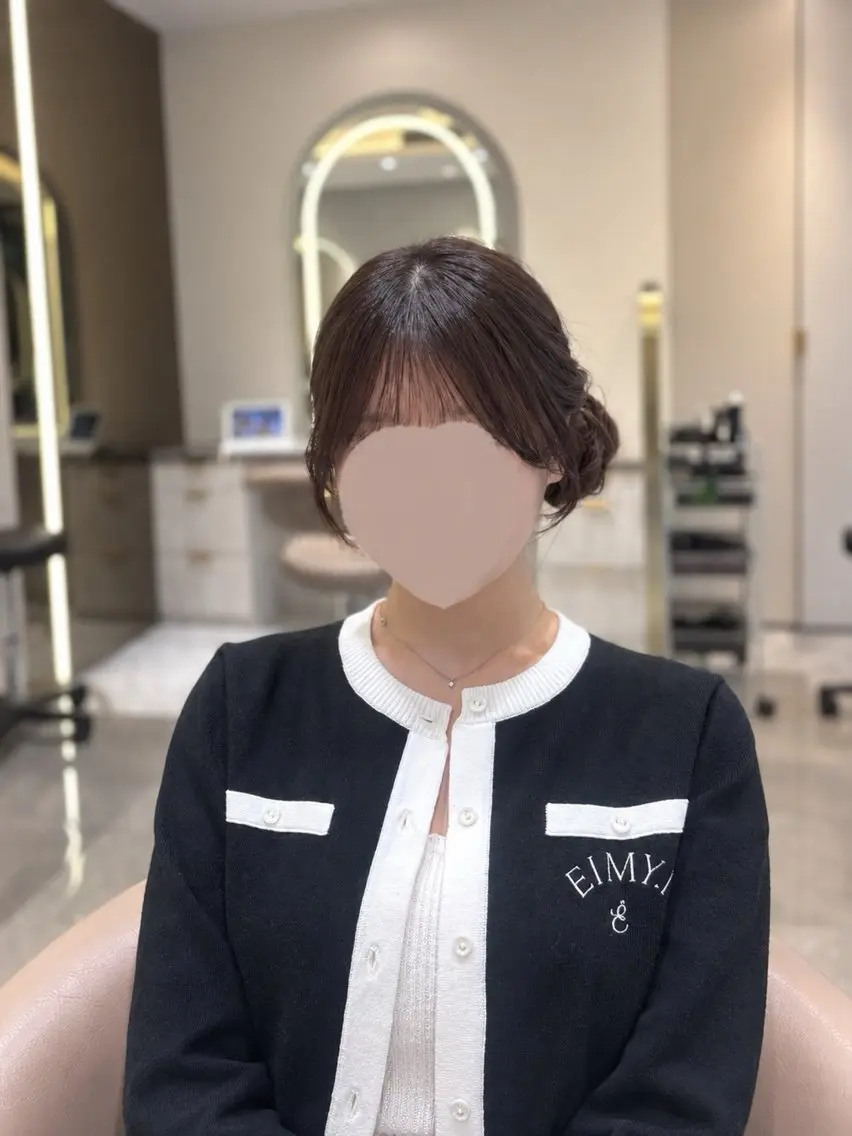 ヘアアレンジ ヘアセット 可愛い製造機🎀 ヘアメイクMoriのヘアスタイル