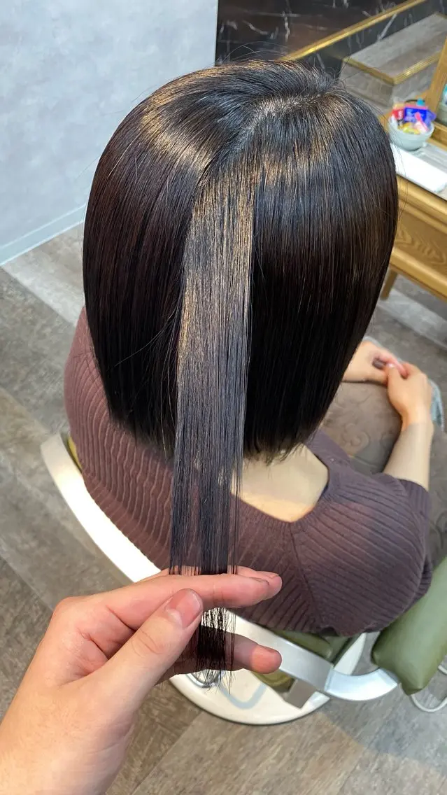 カラー ヘアカラー 飯田 雷晟のヘアスタイル