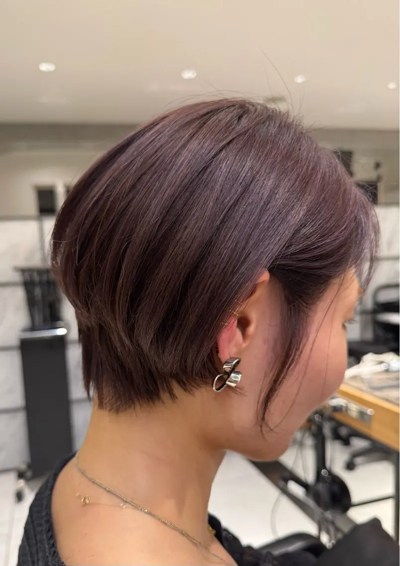 ショート ショートヘア カット ハイトーン¦カット ¦nanaka¦のヘアスタイル