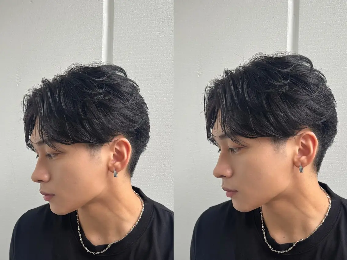 パーマ メンズ カット ヘッドスパ 【メンズ特化】池袋 韓国スタイル飯塚のヘアスタイル