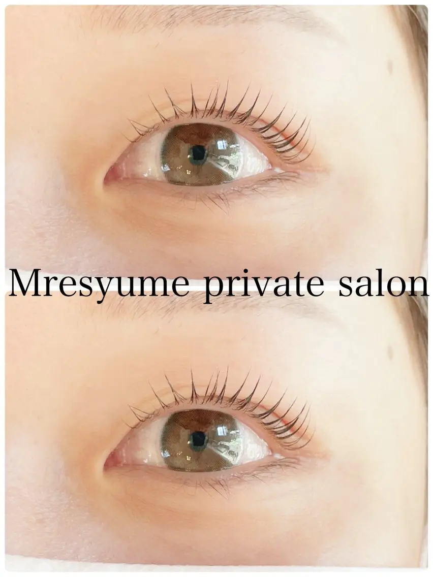 マツエク・マツパ マツパ Mresyume MAYUのマツエク・マツパデザイン
