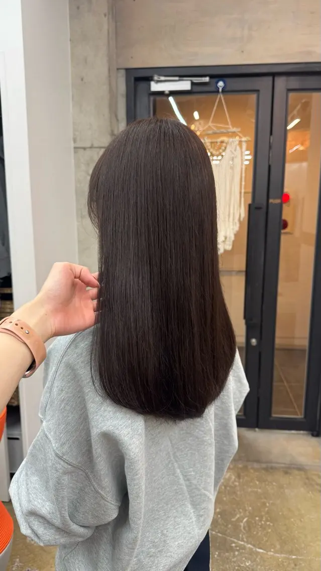 （サラサラツヤツヤ欲しい方必見！）🫧🎀カットカラー＋トリートメント🎀🫧の写真