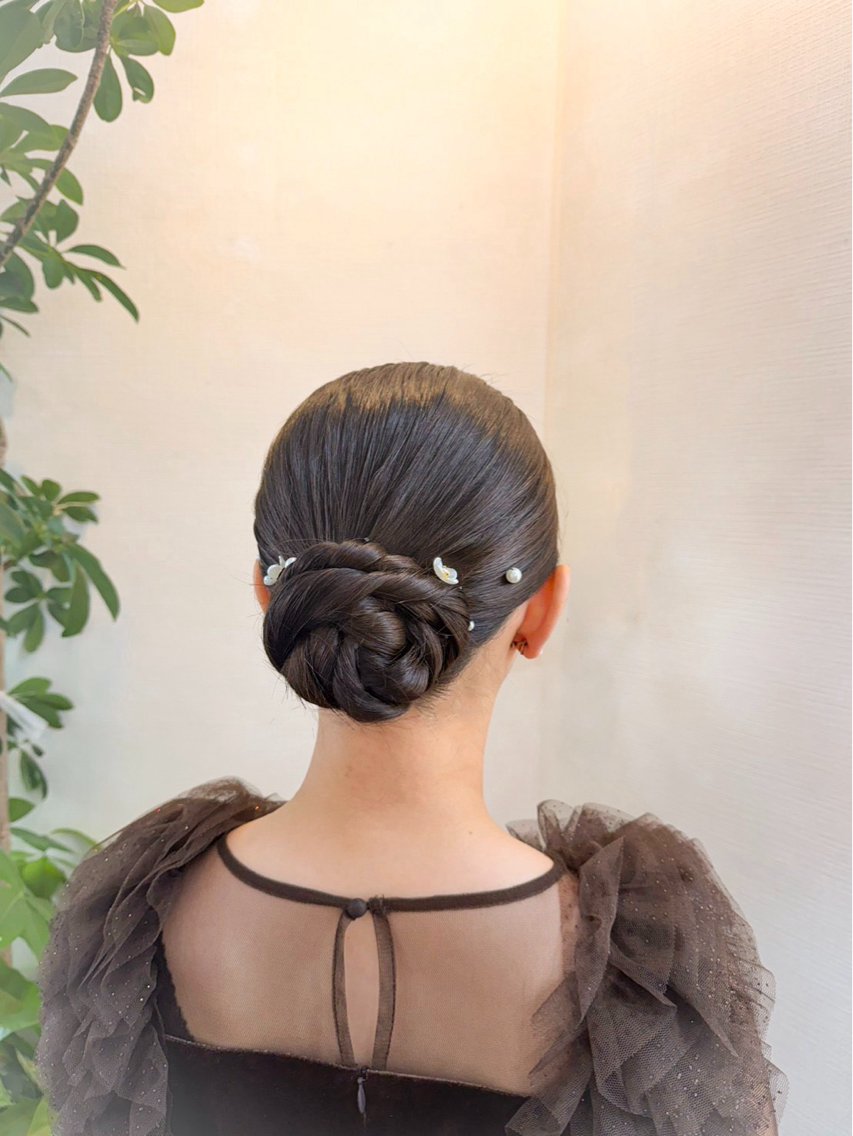 ヘアアレンジ ヘアセット hair make もりした　ゆうのヘアスタイル