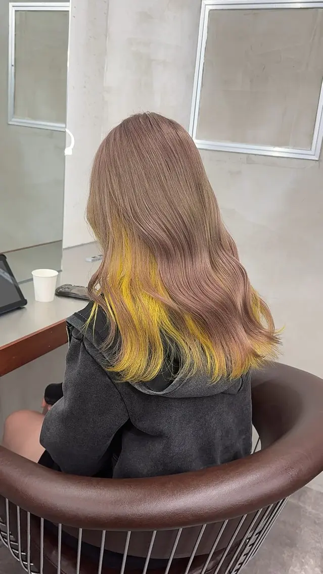 ロング カラー ベージュカラー ブリーチ ブロンド ブラウンカラー ケアブリーチ カット ヘアカラー トリートメント ブリーチ ハイトーン 特化🌈フジタハルキのヘアスタイル