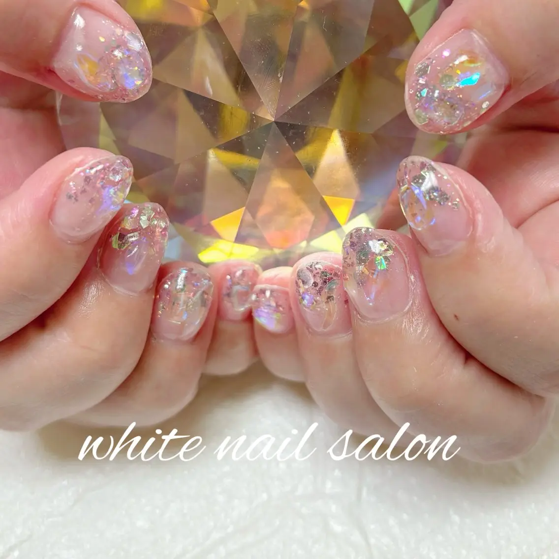 ネイル ホワイト ハンドネイル white nail salonのネイルデザイン