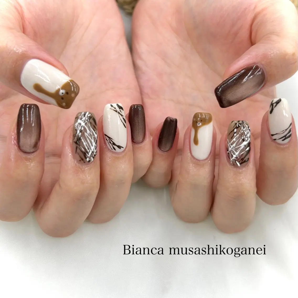 ネイル ハンドネイル Bianca 武蔵小金井 ほしののネイルデザイン