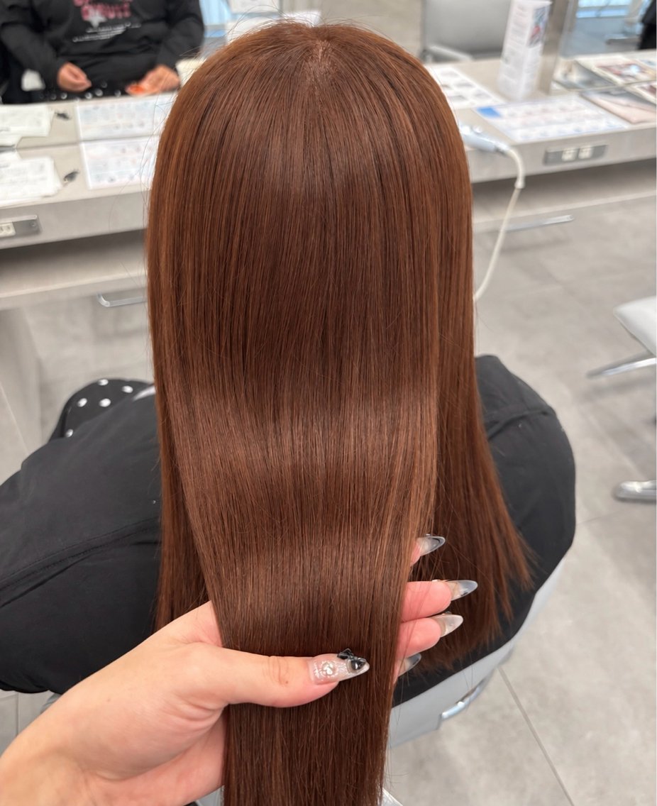 ロング カラー カット ヘアカラー トリートメント ブリーチ/ハイトーン 🤍そな🤍のヘアスタイル