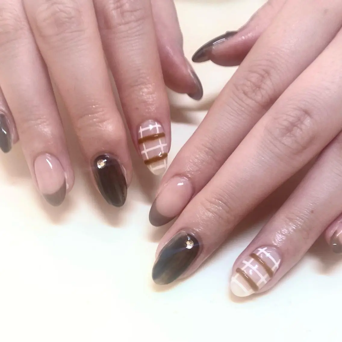ネイル ハンドネイル 藤原 みゆのネイルデザイン