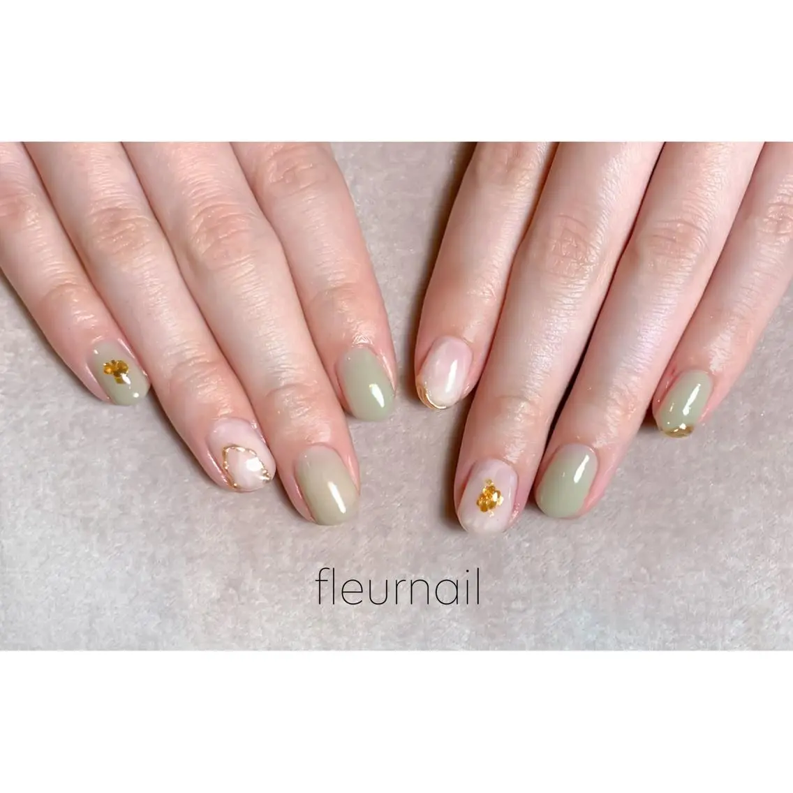 ネイル ブルー 成人式 長さ出し フラワーネイル ジェルネイル ハンドネイル fleurnail miuraのネイルデザイン