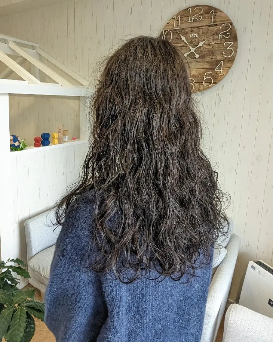 デジタルパーマモデルの写真