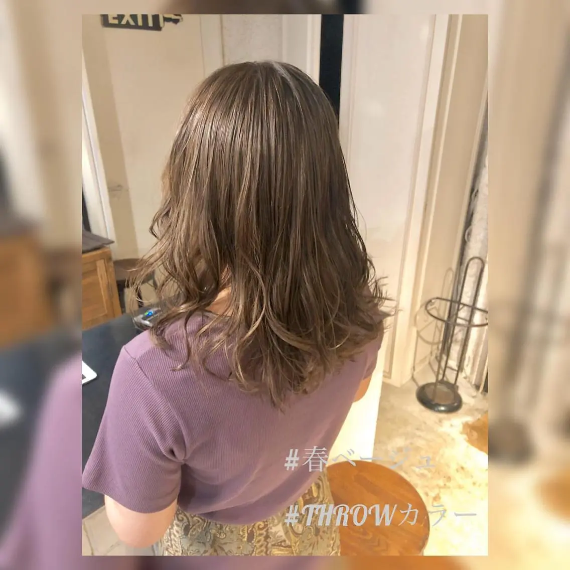 ミディアム アッシュ カット ヘアカラー トリートメント 【必ず似合わせます】 川口航平のヘアスタイル