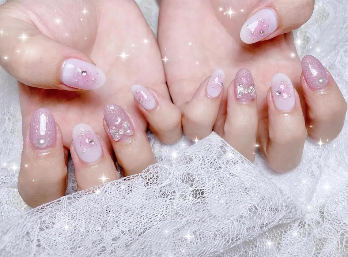 ネイル ハンドネイル FLARE NAIL フレアネイルのネイルデザイン
