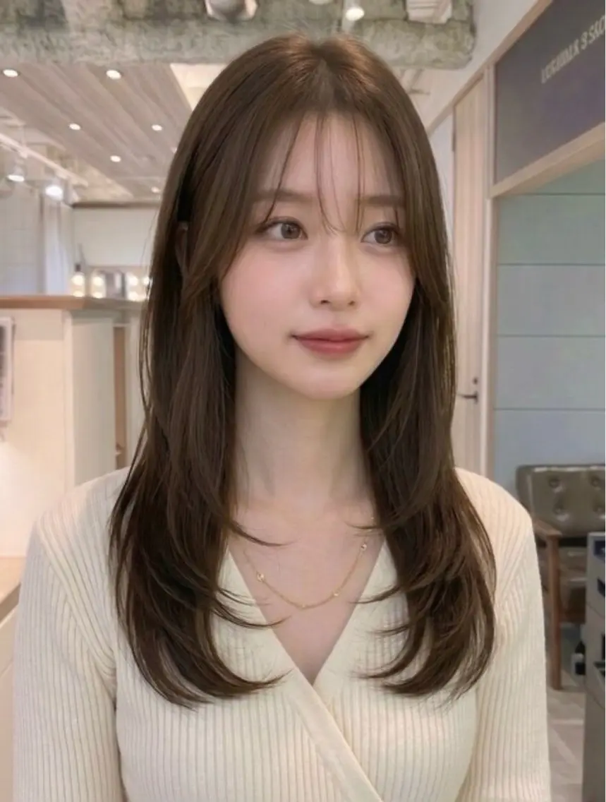 ロング 🎀モモ🎀 カットモデル🤍のヘアスタイル