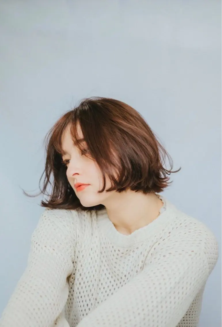 ミディアム 小村 誠也のヘアスタイル