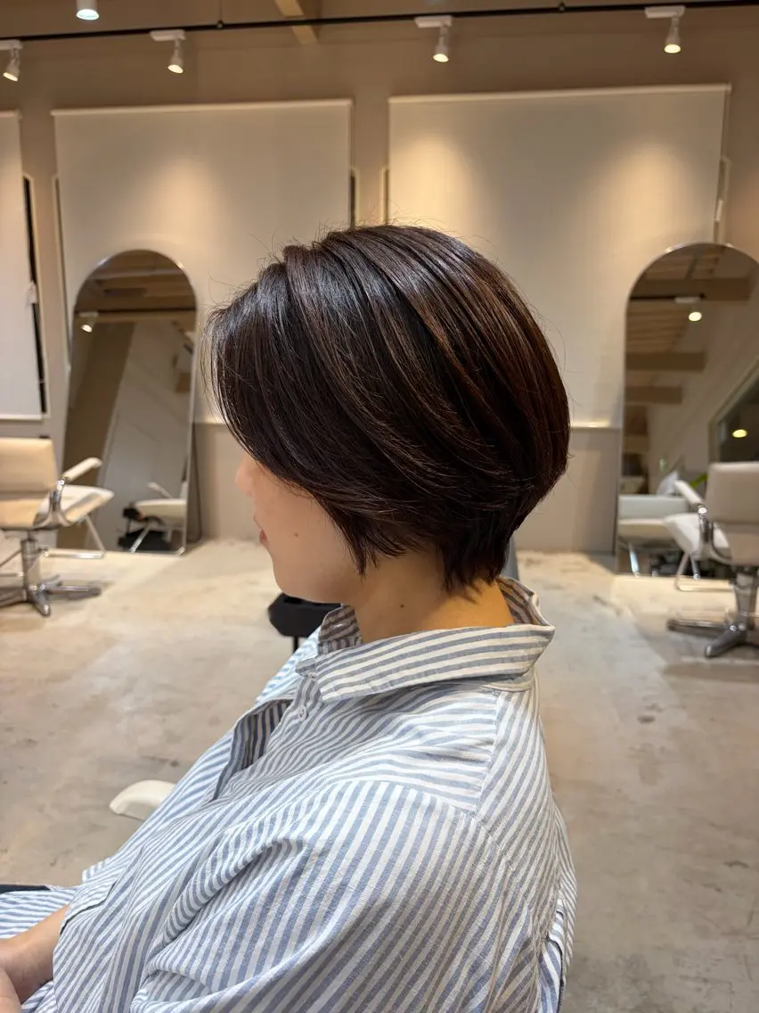 ショート ショートボブ ボブ ショートヘア 小顔カット カット 赤羽根 周のヘアスタイル