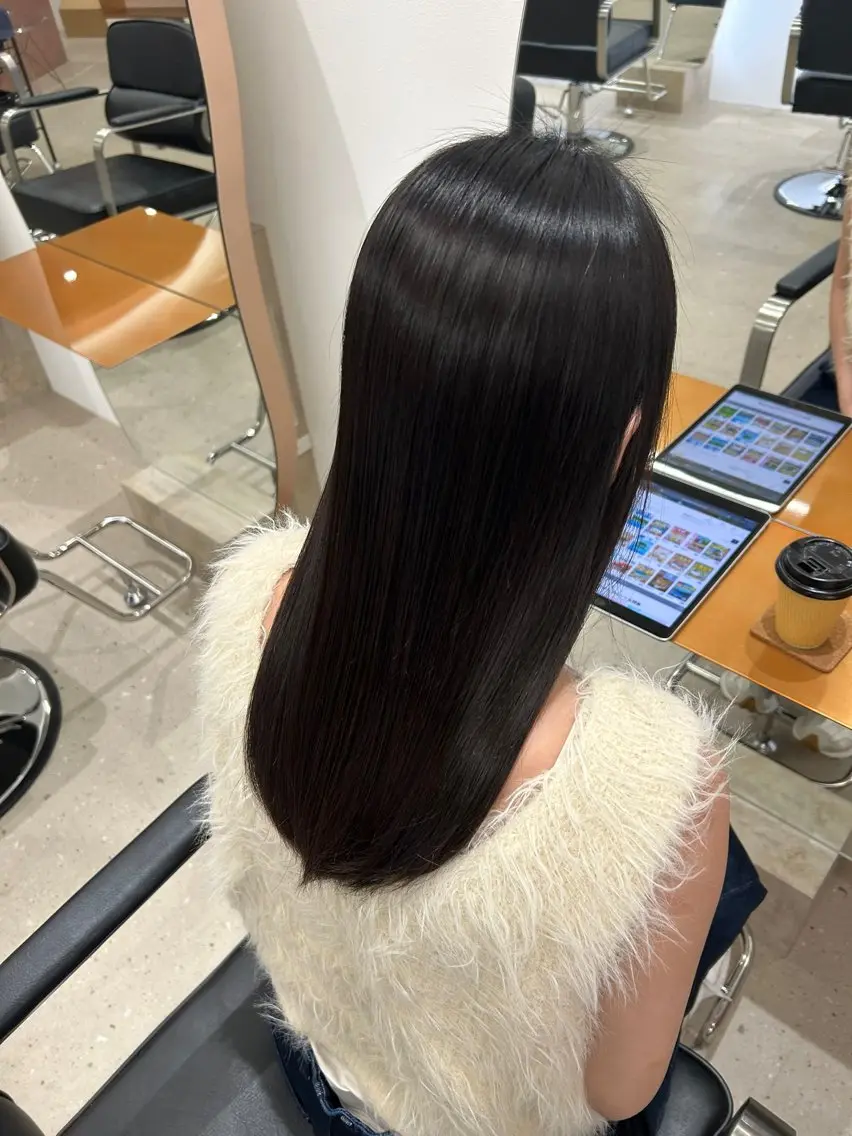 ロング カラー ヘアカラー トリートメント 美髪職人/山村 貫太/髪質改善のヘアスタイル
