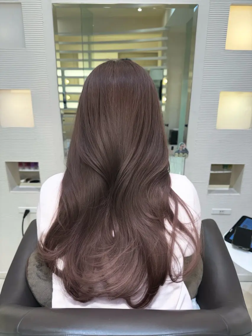 ロング カラー 銀座/透明感カラー/ 艶カラー/えるのヘアスタイル