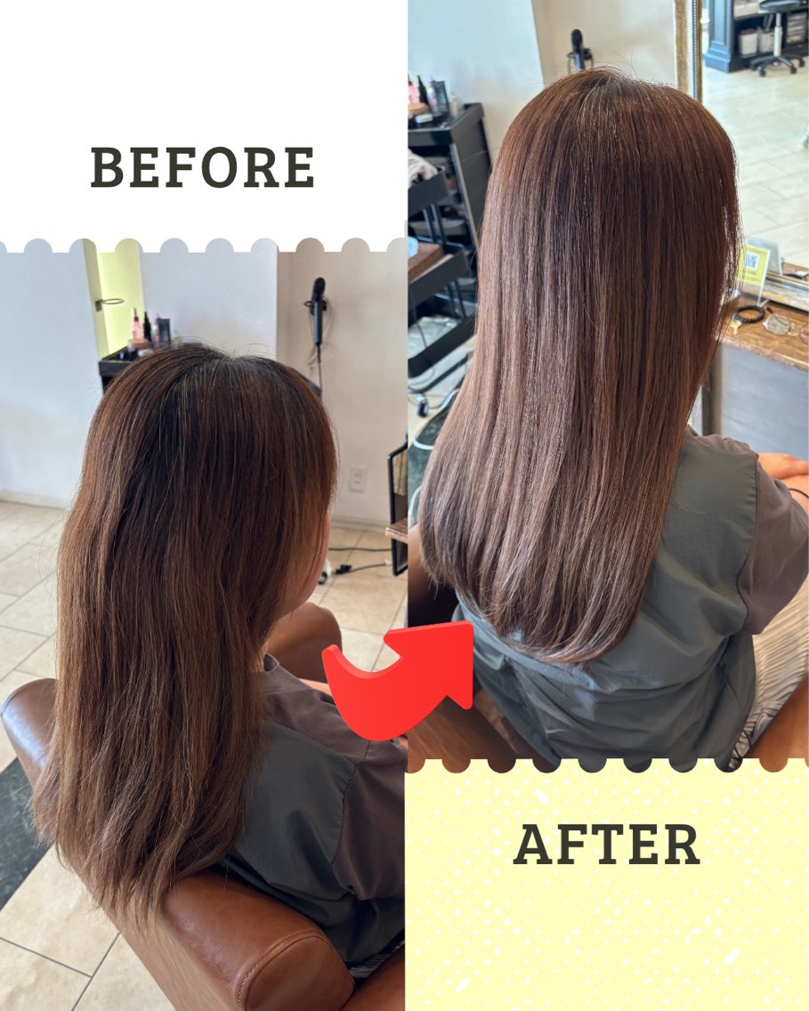 カラー ヘアカラー Cuthie あやののヘアスタイル
