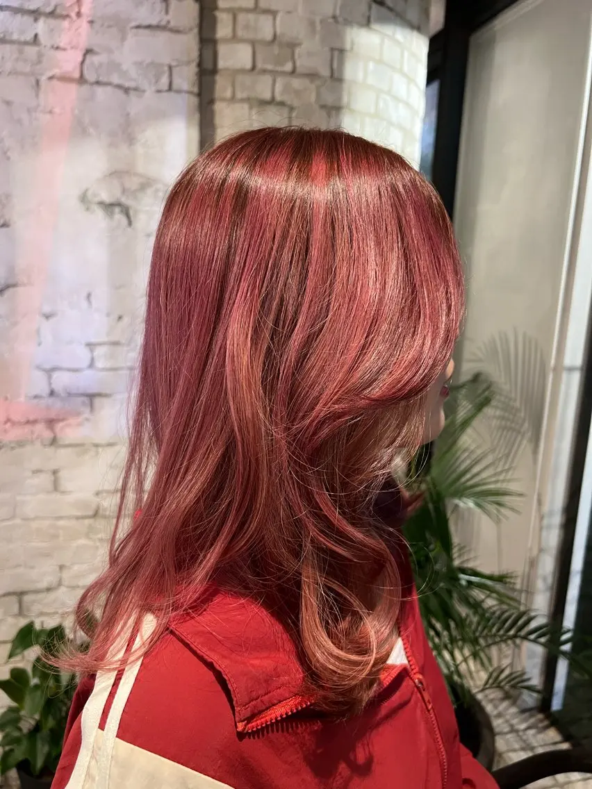 カラー ピンクカラー ショートカット✨/ 木下明哉のヘアスタイル