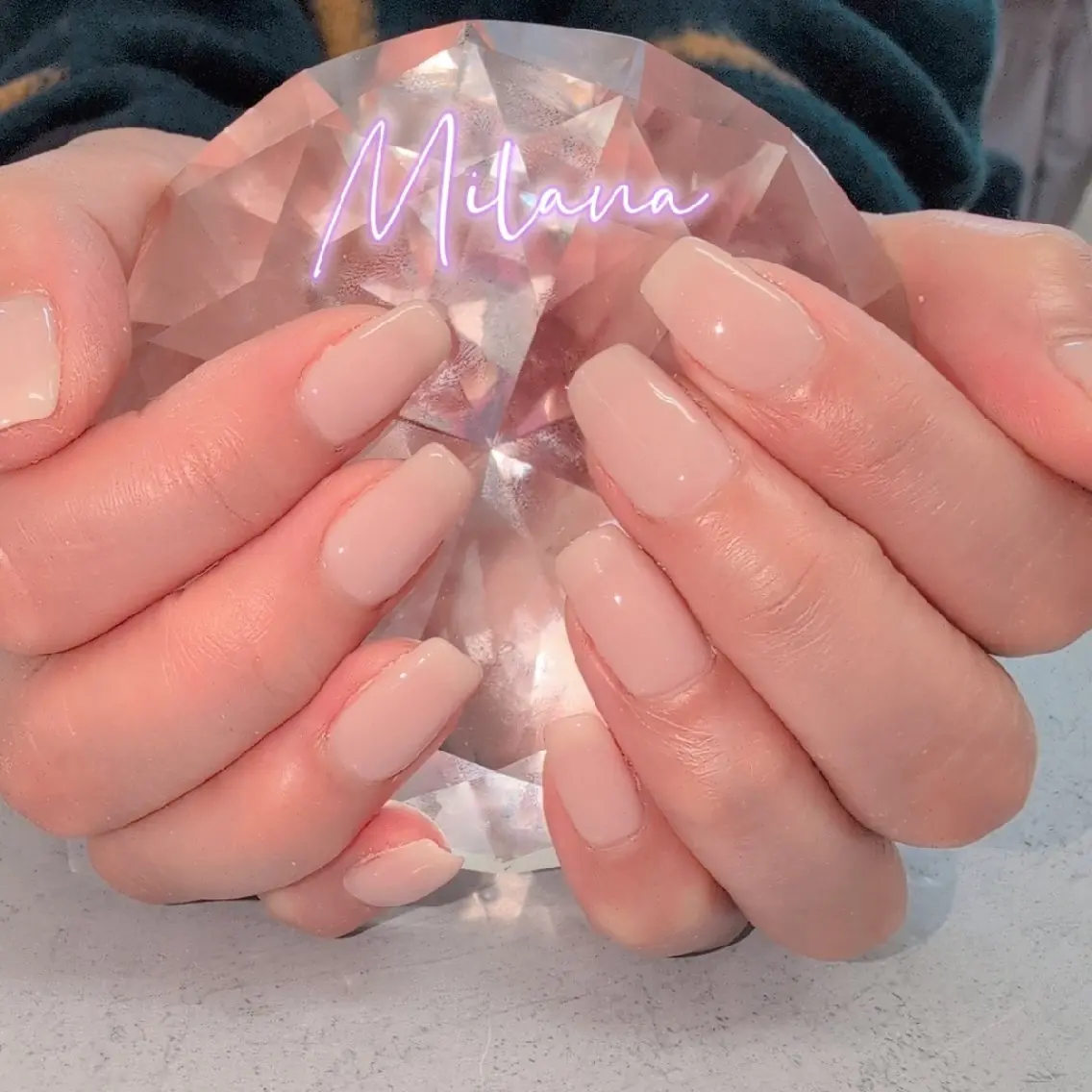 ネイル ワンカラーネイル ハンドネイル Milana 川瀬のネイルデザイン
