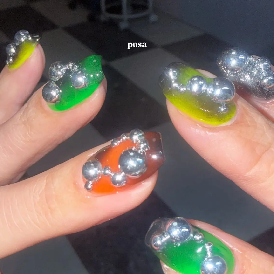 ネイル シンプルネイル ハンドネイル posa nail モエミのネイルデザイン