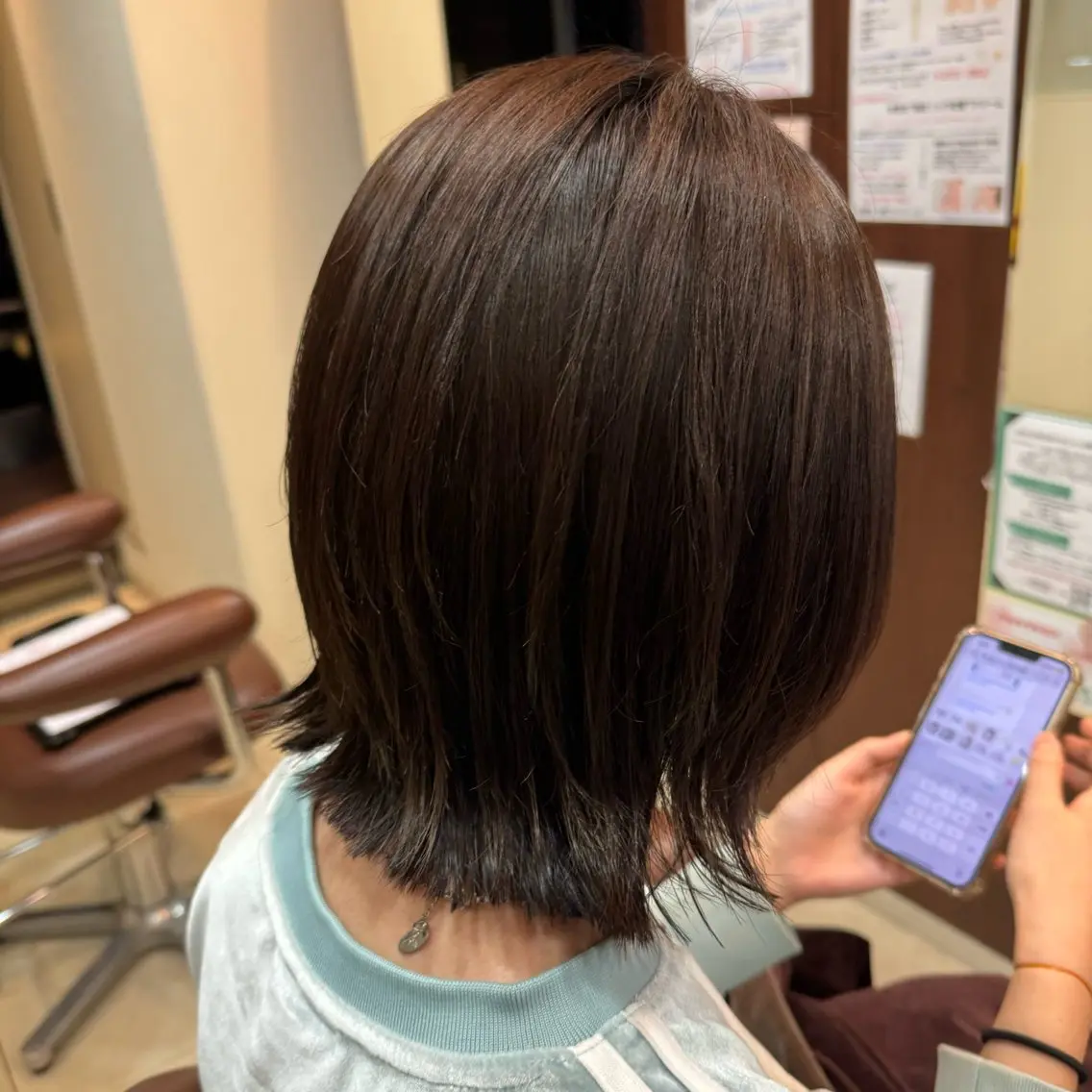 ショート カラー 韓国風ヘア 🍒暖色カラー🍒 ✨髪質改善✨西村亜弥のヘアスタイル