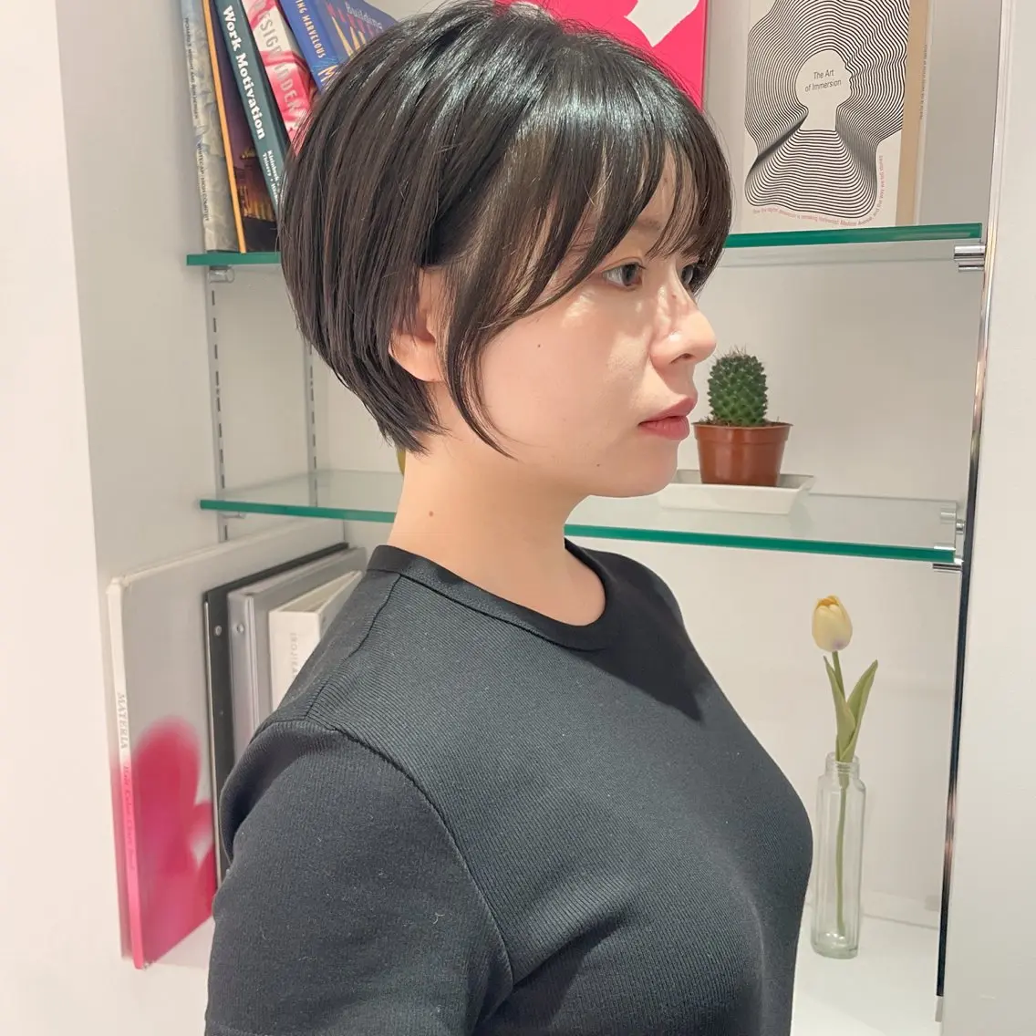 ショート ショートヘア 似合わせヘア🤍 面田法子のヘアスタイル