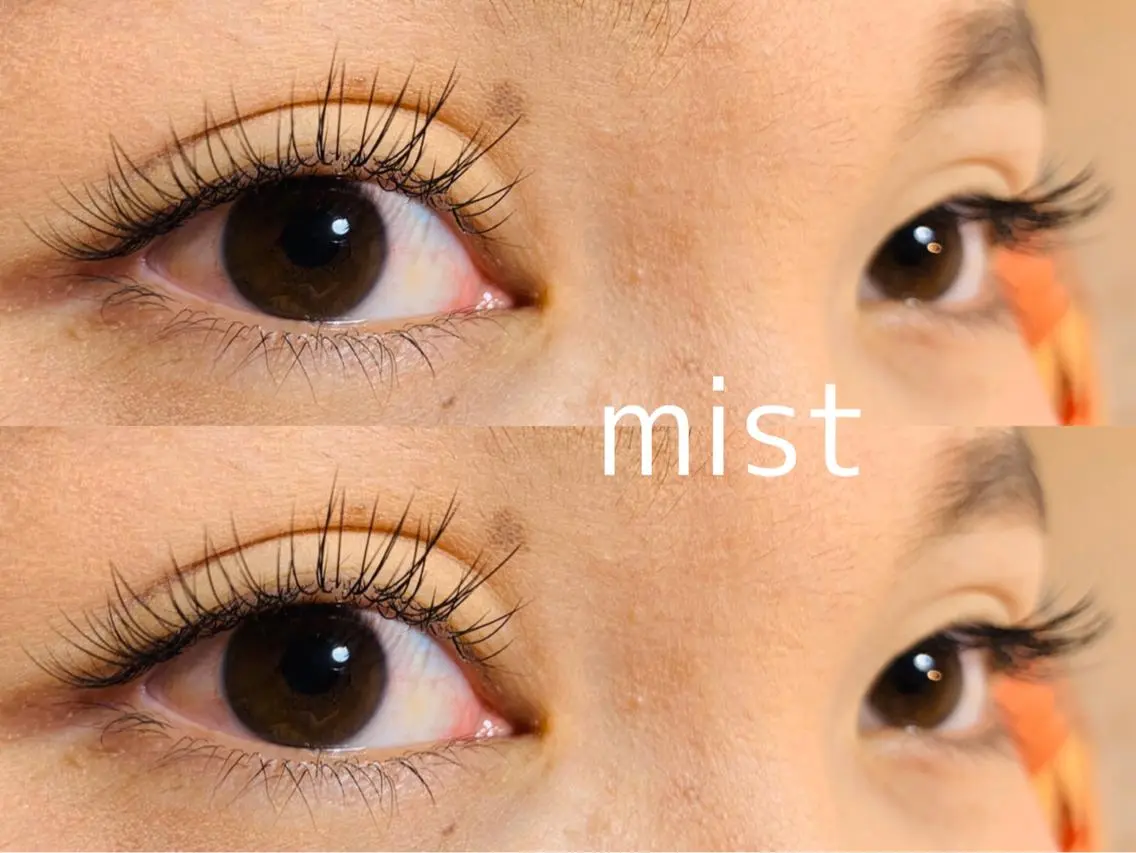 マツエク・マツパ フラットラッシュ マツエク mist AYA 🏝️eyelashのマツエク・マツパデザイン
