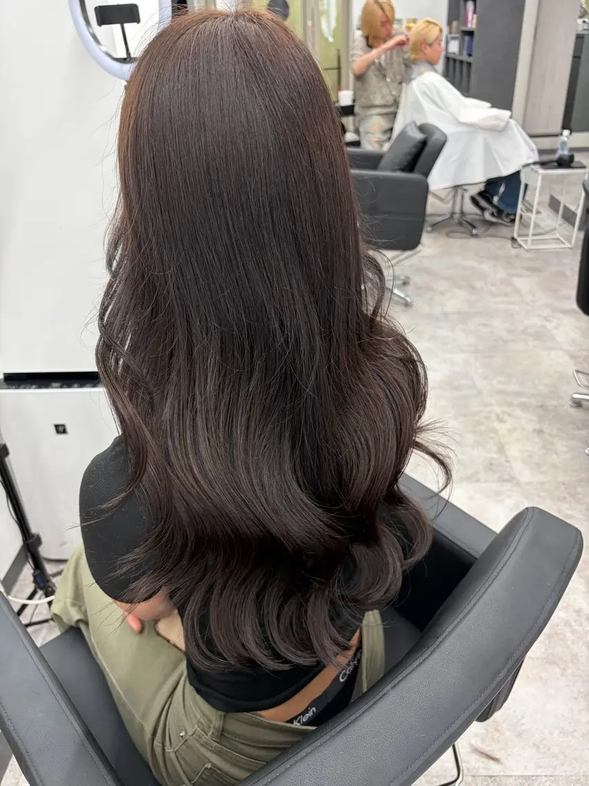 ロング カット ヘアカラー トリートメント ,comma rinka💖✨のヘアスタイル
