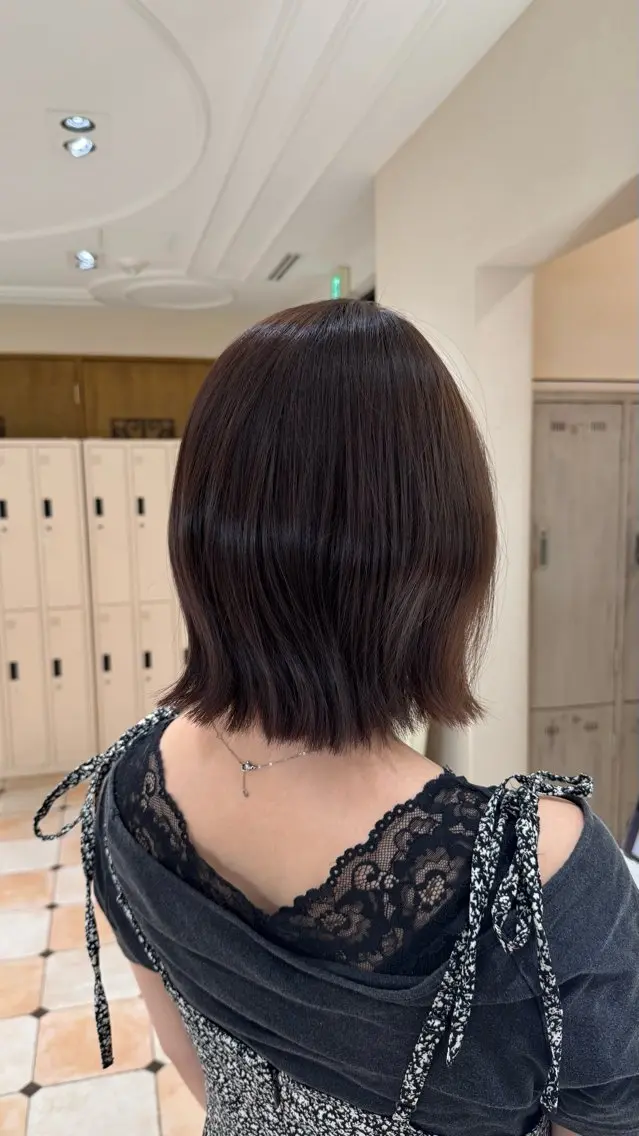 ショート カラー 大内 杏珈のヘアスタイル
