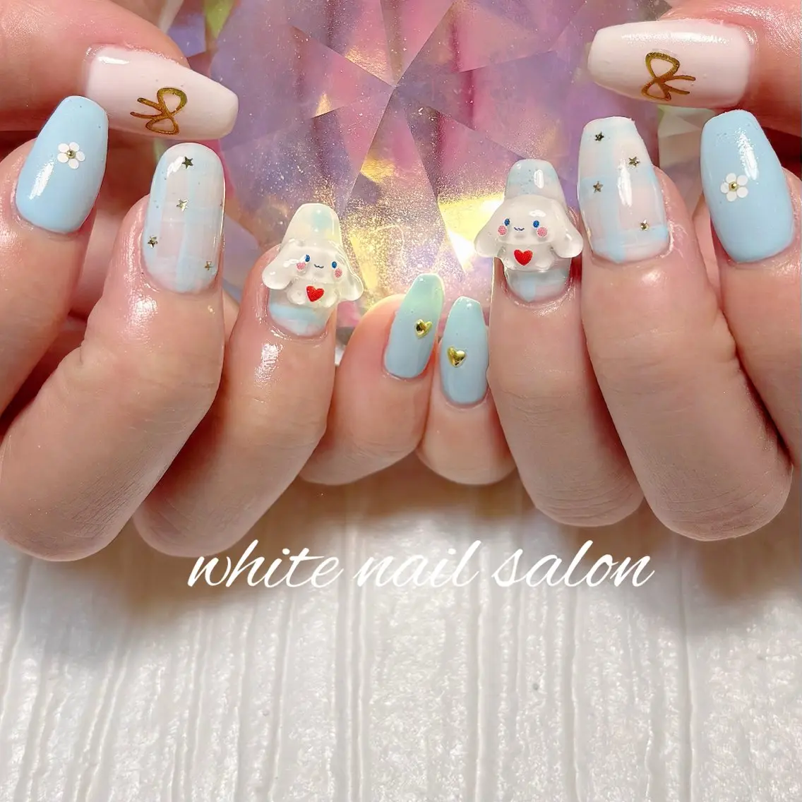 ネイル フットネイル ラメ(グリッター) ハンドネイル white nail salonのネイルデザイン
