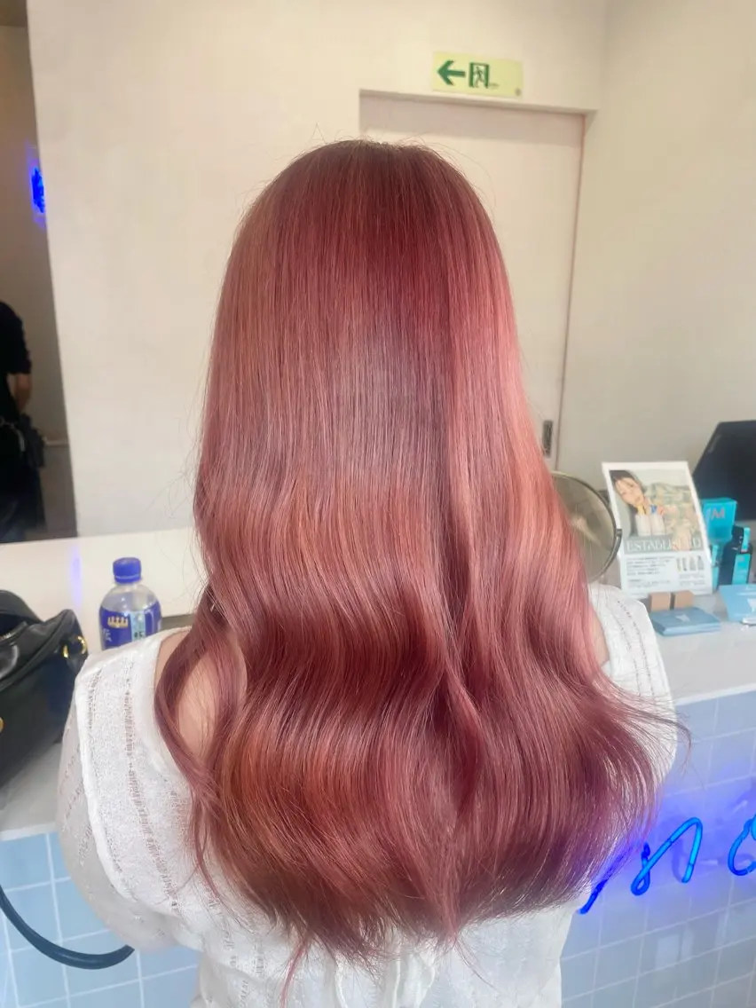 カラー ヘアカラー トリートメント ヘアセット 透明感艶カラー 💛MAHO💛のヘアスタイル