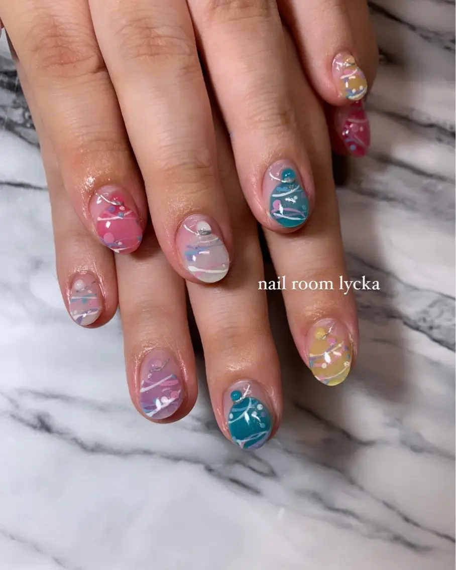 ネイル ネイルルームリッカ 𝐦𝐚𝐲𝐮のネイルデザイン
