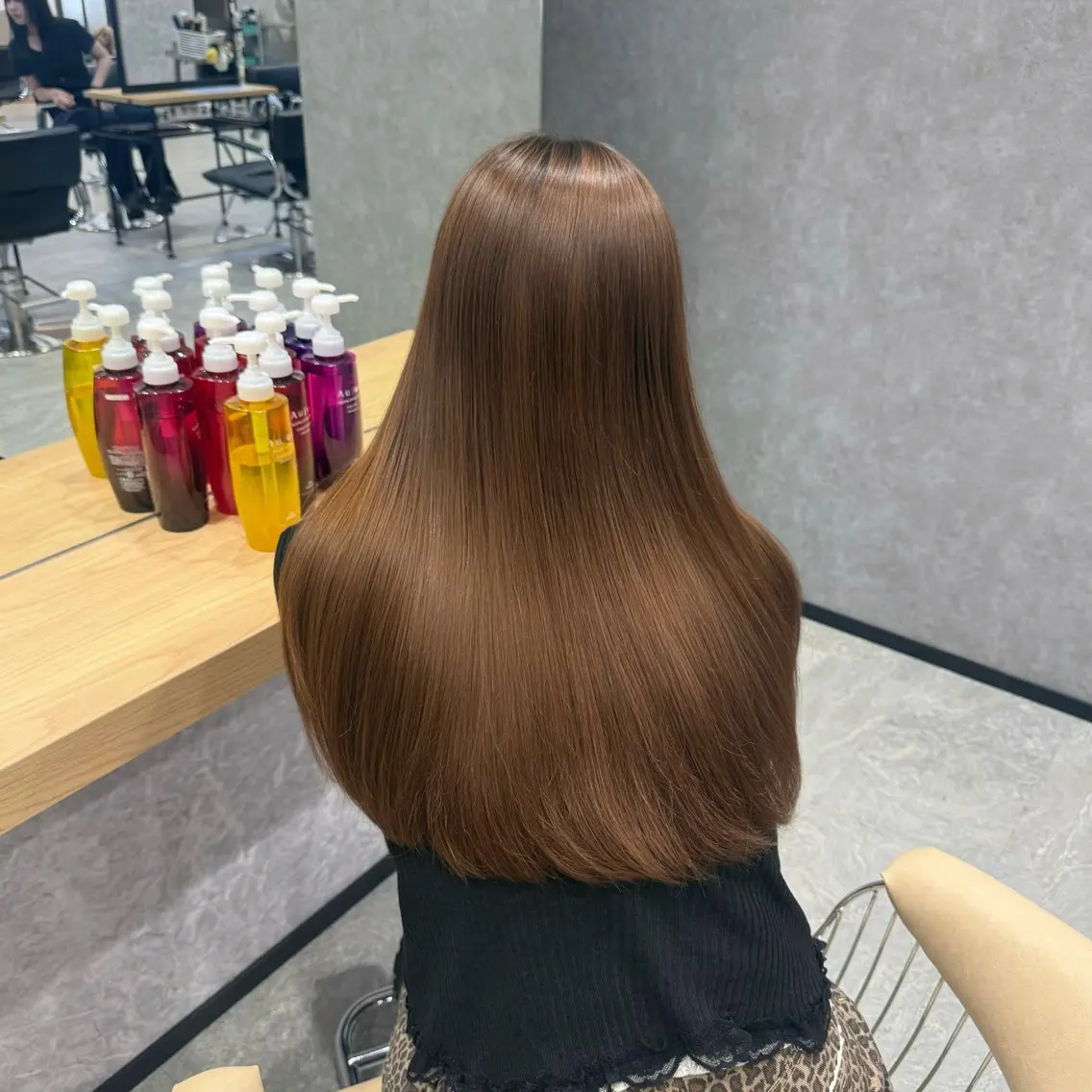 ロング 髪質改善 縮毛矯正 トリートメント 酸性ストレート 縮毛矯正 すずきなつき 縮毛矯正🐰🌙のヘアスタイル