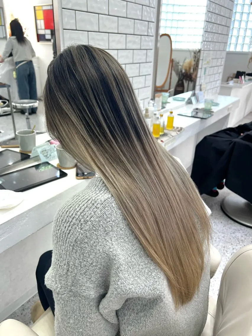 ロング カラー カット ヘアカラー トリートメント 【YUIMARL】 TATSUYAのヘアスタイル