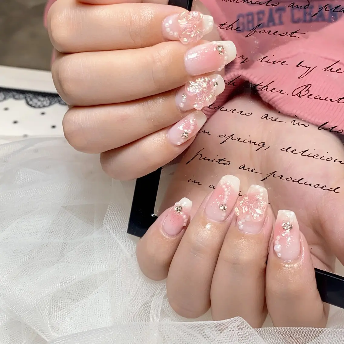 ネイル チークネイル Riona 🌸上野のネイルデザイン