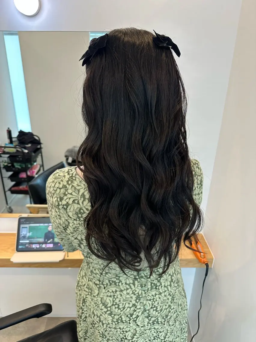 ロング ヘアアレンジ ヘアセット レイヤー/ナチュラル 💐nao.のヘアスタイル